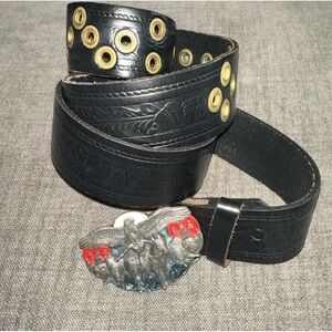 Vintage leather belt